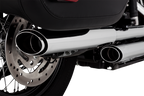 VANCE & HINES 3" Twin Slash Slip-On Muffler - Chrome