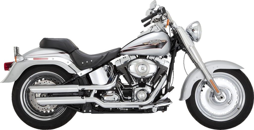 VANCE & HINES 3" Twin Slash Slip-On Muffler - Chrome