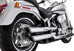 VANCE & HINES 3" Twin Slash Slip-On Muffler - Chrome