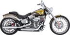 VANCE & HINES 3" Twin Slash Slip-On Muffler - Chrome