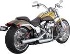 VANCE & HINES 3" Twin Slash Slip-On Muffler - Chrome