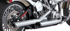 VANCE & HINES 3" Twin Slash Slip-On Muffler - Chrome