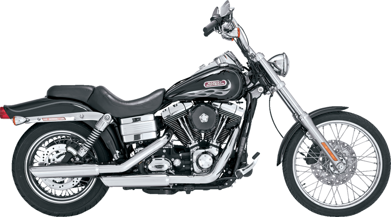 VANCE & HINES 3" Twin Slash Slip-On Muffler - Chrome
