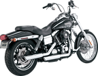 VANCE & HINES 3" Twin Slash Slip-On Muffler - Chrome