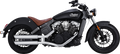 VANCE & HINES 3" Twin Slash Slip-On Mufflers - Chrome