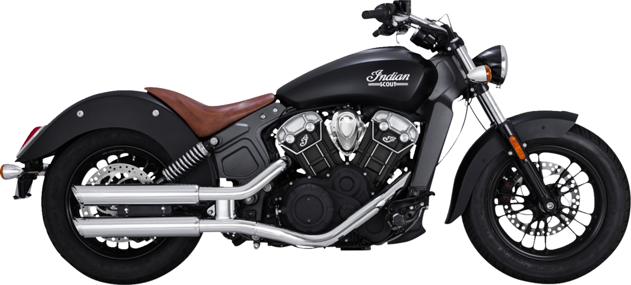 VANCE & HINES 3" Twin Slash Slip-On Mufflers - Chrome