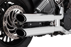 VANCE & HINES 3" Twin Slash Slip-On Mufflers - Chrome