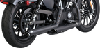 VANCE & HINES 3" Twin Slash Slip-On Mufflers - Black
