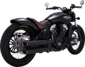 VANCE & HINES 3" Twin Slash Slip-On Mufflers - Black