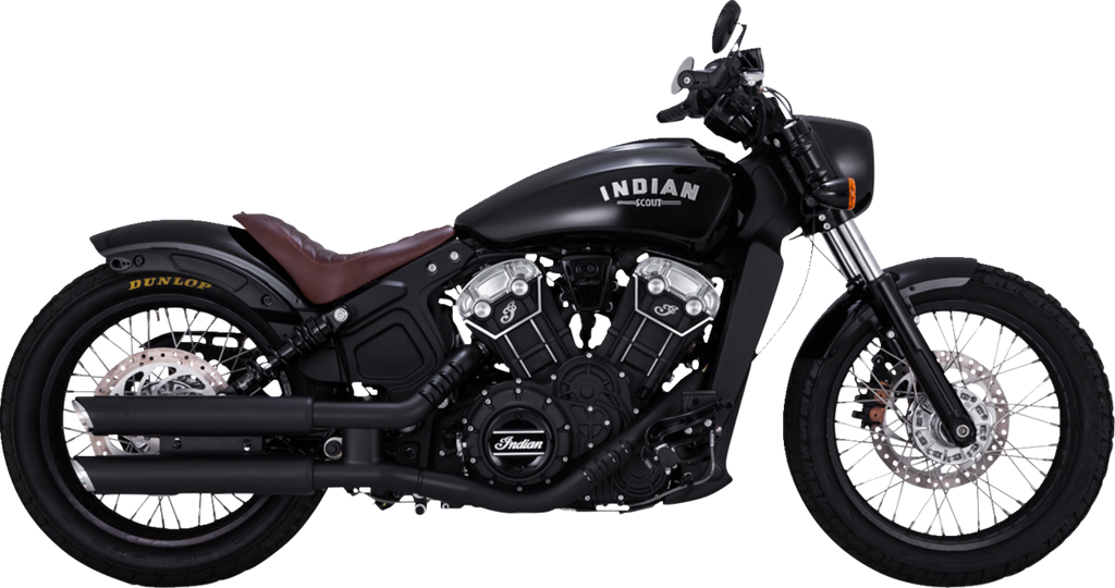 VANCE & HINES 3" Twin Slash Slip-On Mufflers - Black