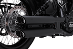 VANCE & HINES 3" Twin Slash Slip-On Mufflers - Black