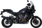 VANCE & HINES Adventure Hi-Output 450 Slip-On Muffler - Black - Stainless Steel