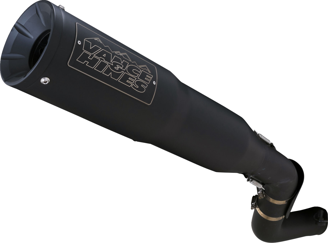 VANCE & HINES Adventure Hi-Output 450 Slip-On Muffler - Black - Stainless Steel