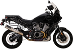 VANCE & HINES Adventure Hi-Output 450 Slip-On Muffler - Black - Stainless Steel