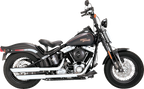 VANCE & HINES 3" Twin Slash Slip-On Mufflers - Chrome