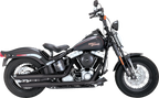 VANCE & HINES 3" Twin Slash Slip-On Mufflers - Black