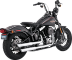 VANCE & HINES 3" Twin Slash Slip-On Mufflers - Chrome