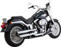 VANCE & HINES Twin Slash 3" Slip-On Mufflers - Chrome