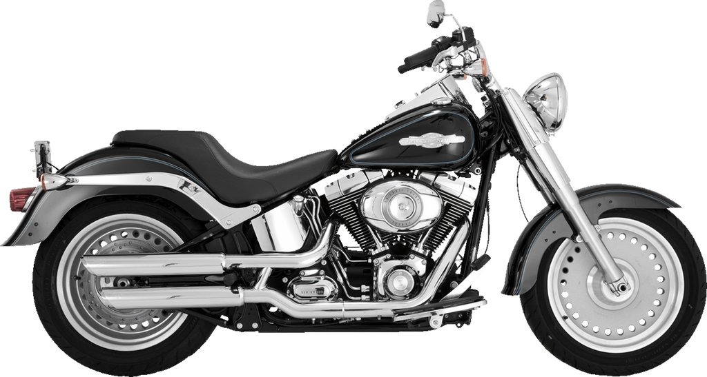 VANCE & HINES Twin Slash 3" Slip-On Mufflers - Chrome