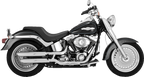 VANCE & HINES Twin Slash 3" Slip-On Mufflers - Chrome