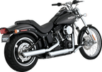 VANCE & HINES 3" Twin Slash Slip-On Muffler - Chrome