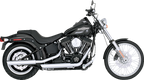 VANCE & HINES 3" Twin Slash Slip-On Muffler - Chrome