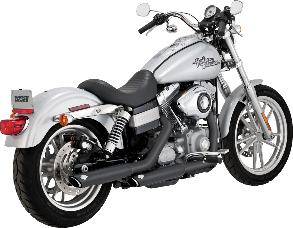 VANCE & HINES 3" Twin Slash Slip-On Muffler - Black