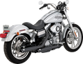 VANCE & HINES 3" Twin Slash Slip-On Muffler - Black