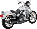 VANCE & HINES 3" Twin Slash Slip-On Muffler - Black