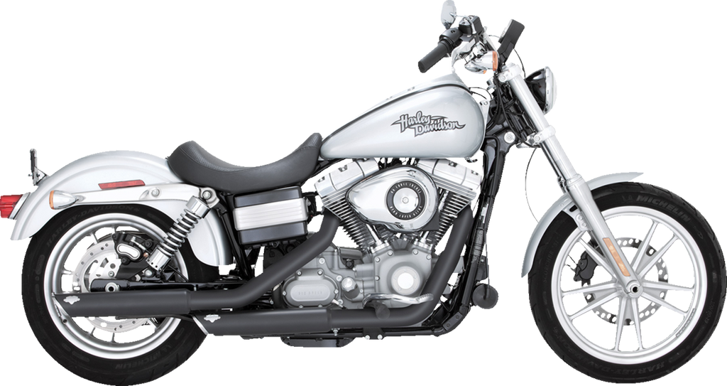 VANCE & HINES 3" Twin Slash Slip-On Muffler - Black