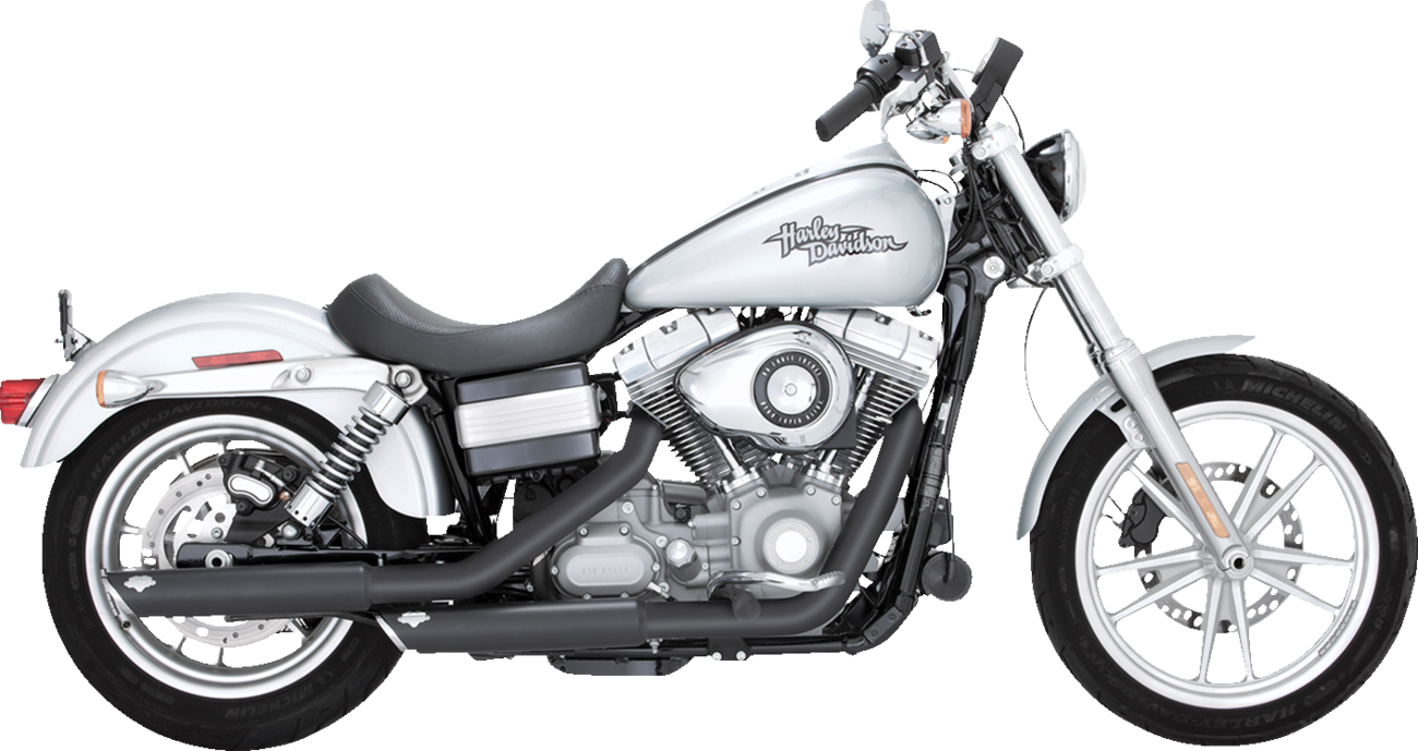 VANCE & HINES 3" Twin Slash Slip-On Muffler - Black