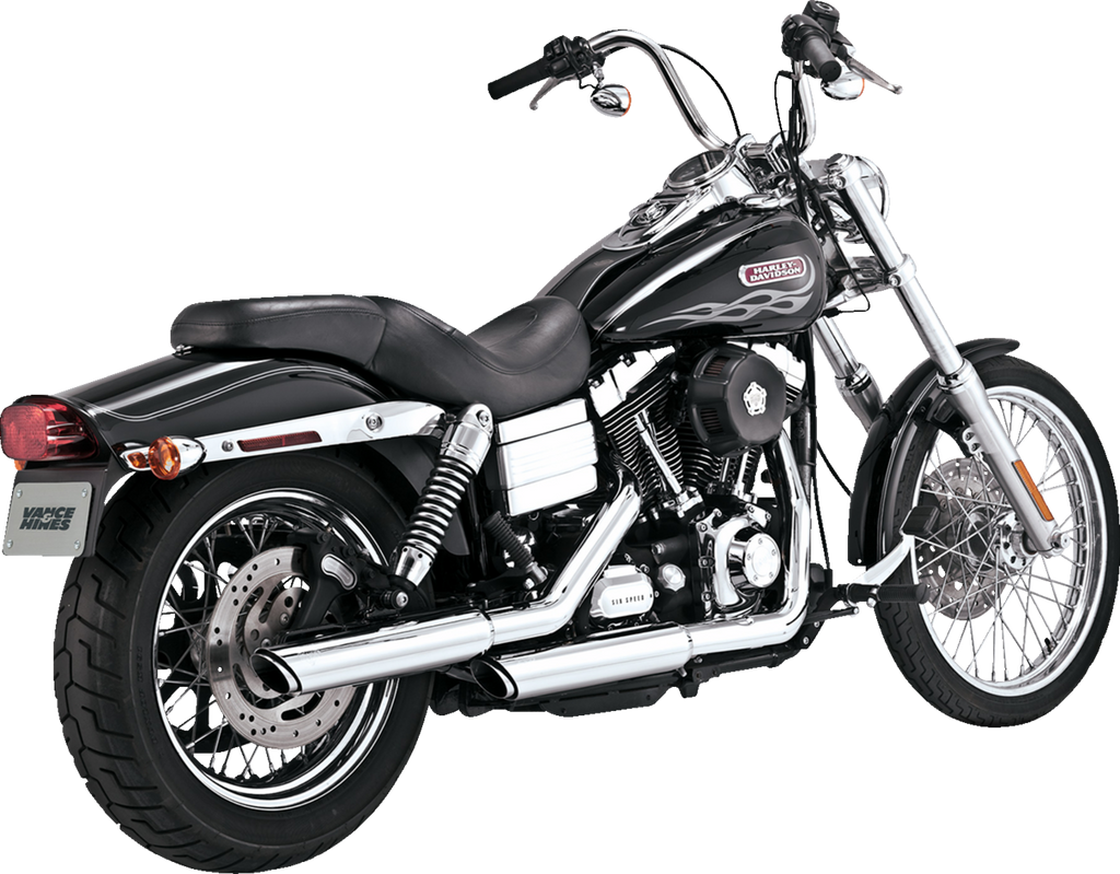VANCE & HINES 3" Twin Slash Slip-On Muffler - Black