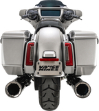 VANCE & HINES Hi-Output Slip-On Mufflers - Dark Chrome - 4-1/2"