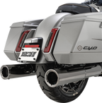 VANCE & HINES Hi-Output Slip-On Mufflers - Dark Chrome - 4-1/2"