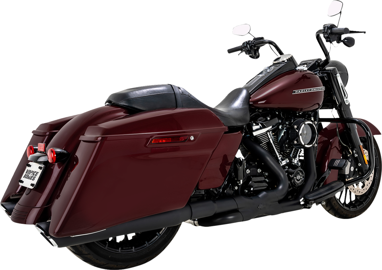 VANCE & HINES Twin Slash Slip-On Muffler - Black - FL