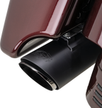 VANCE & HINES Twin Slash Slip-On Muffler - Black - FL
