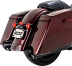 VANCE & HINES Twin Slash Slip-On Muffler - Black - FL