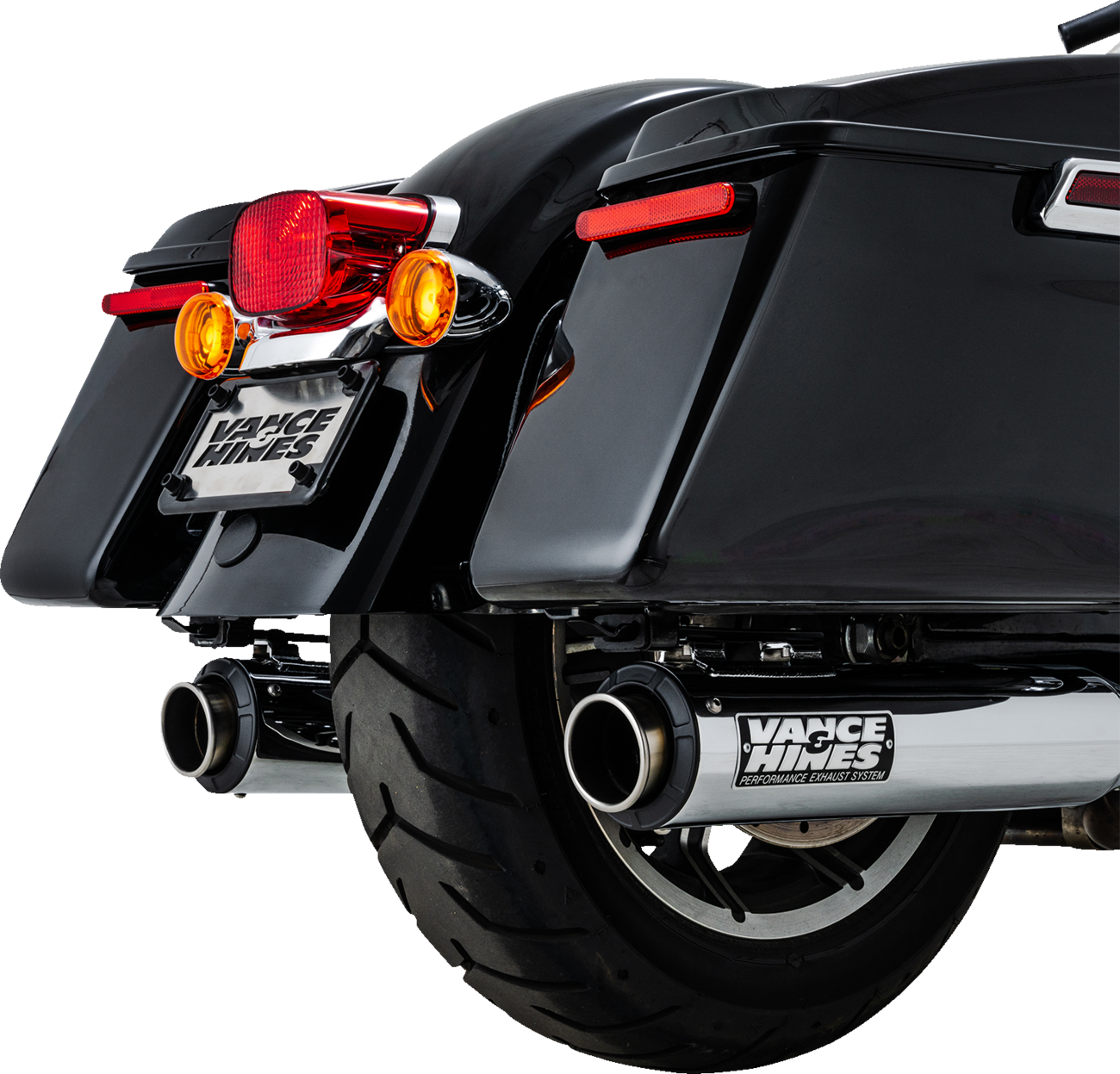 VANCE & HINES Supersport Slip-On Mufflers - Chrome - Touring
