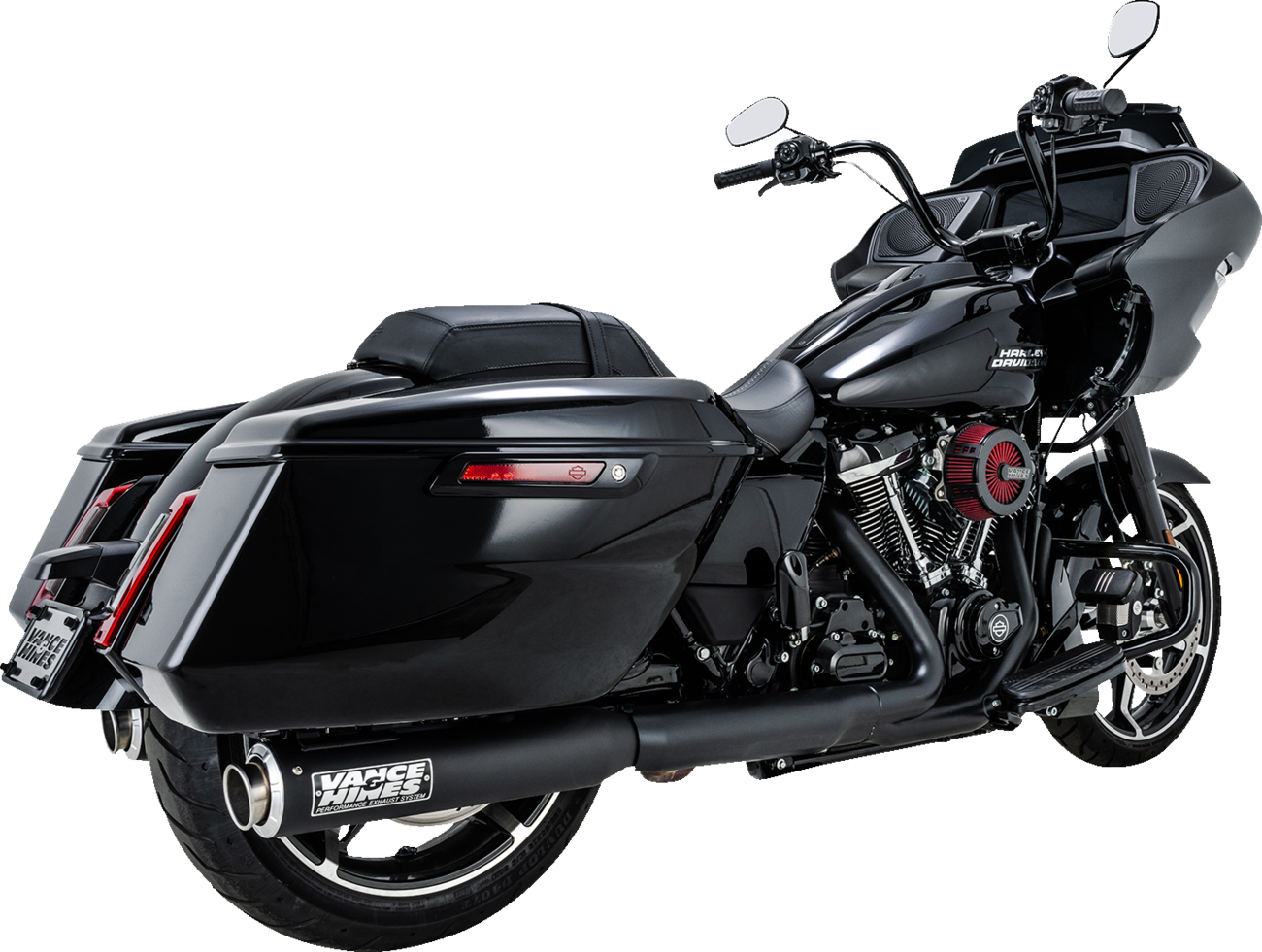 VANCE & HINES Supersport Slip-On Mufflers - Black - Touring