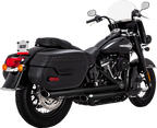 VANCE & HINES Twin Slash Slip-On Mufflers - PCX™ - Black