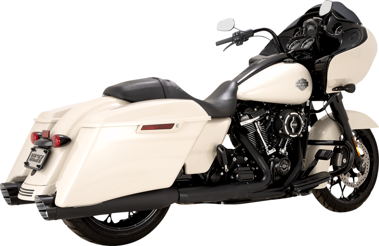 VANCE & HINES Razorback 450 Slip-On Mufflers - Chrome - M8 Bagger