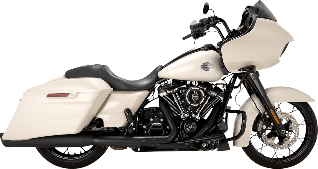 VANCE & HINES Razorback 450 Slip-On Mufflers - Black - M8 Bagger