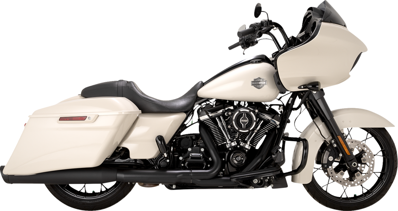 VANCE & HINES Razorback 450 Slip-On Mufflers - Black - M8 Bagger