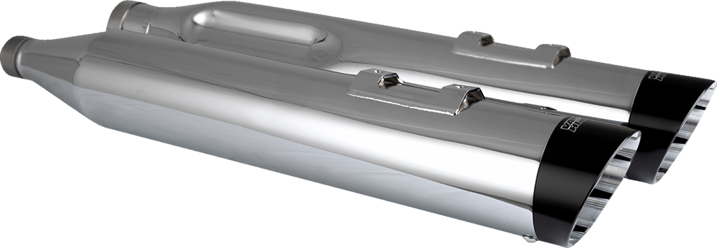 VANCE & HINES Razorback 450 Slip-On Mufflers - Chrome - M8 Bagger
