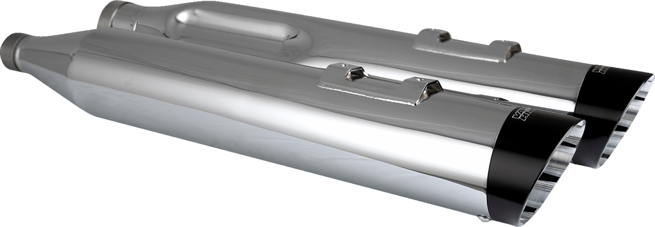 VANCE & HINES Razorback 450 Slip-On Mufflers - Chrome - M8 Bagger