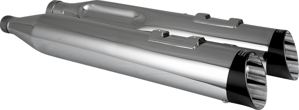 VANCE & HINES Razorback 450 Slip-On Mufflers - Chrome - M8 Bagger