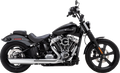 VANCE & HINES Twin Slash Slip-On Muffler - Chrome - Softail