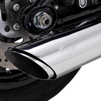 VANCE & HINES Twin Slash Slip-On Muffler - Chrome - Softail