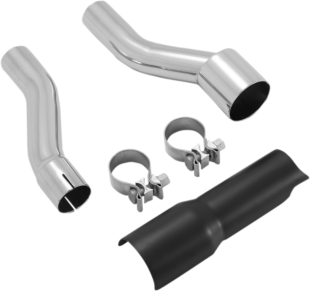 VANCE & HINES Adapter Kit - Mid Pipe/Conversion - Black - Trike