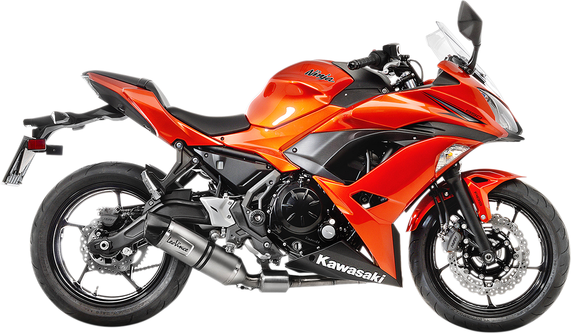 LV One Evo Exhaust System - Stainless Steel - Ninja 650/Z650 (1)